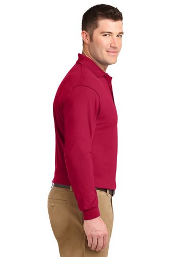 Port Authority® Silk Touch™ Long Sleeve Polo image thumbnail