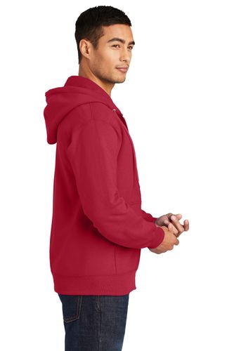 Port & Company® Essential Fleece Full-Zip Hooded Sweatshirt image thumbnail