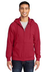 Image of Port & Company® Essential Fleece Full-Zip Hooded Sweatshirt