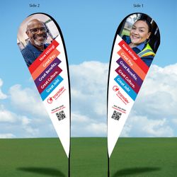 Image of Feather Flag Design 2
