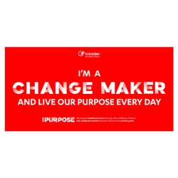 Image of Change Maker Vinyl Banner