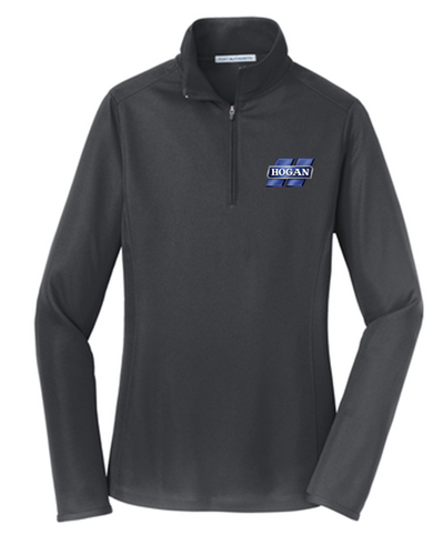 Ladies Grey H 1/2 Zip Pullover image thumbnail