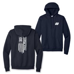 Image of Navy Hoodie - Team Flag