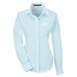 Image of Lady's Blue Long Sleeve Hogan Oxford