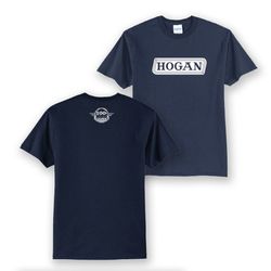 Image of Navy A4 Tee - Hogan 100+ Years 