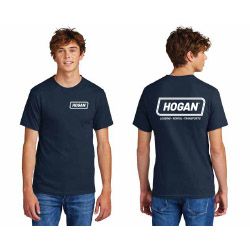 Image of Port Authority Unisex Short Sleeve 50/50 Navy Tees