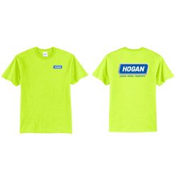 Image of Port Authority Unisex Short Sleeve 50/50 Tees - HiViz