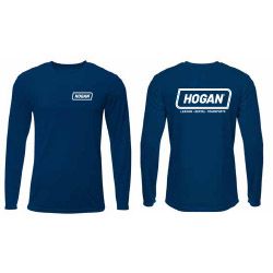 Image of A4 Unisex Long Sleeve Performance Tees- Navy Blue