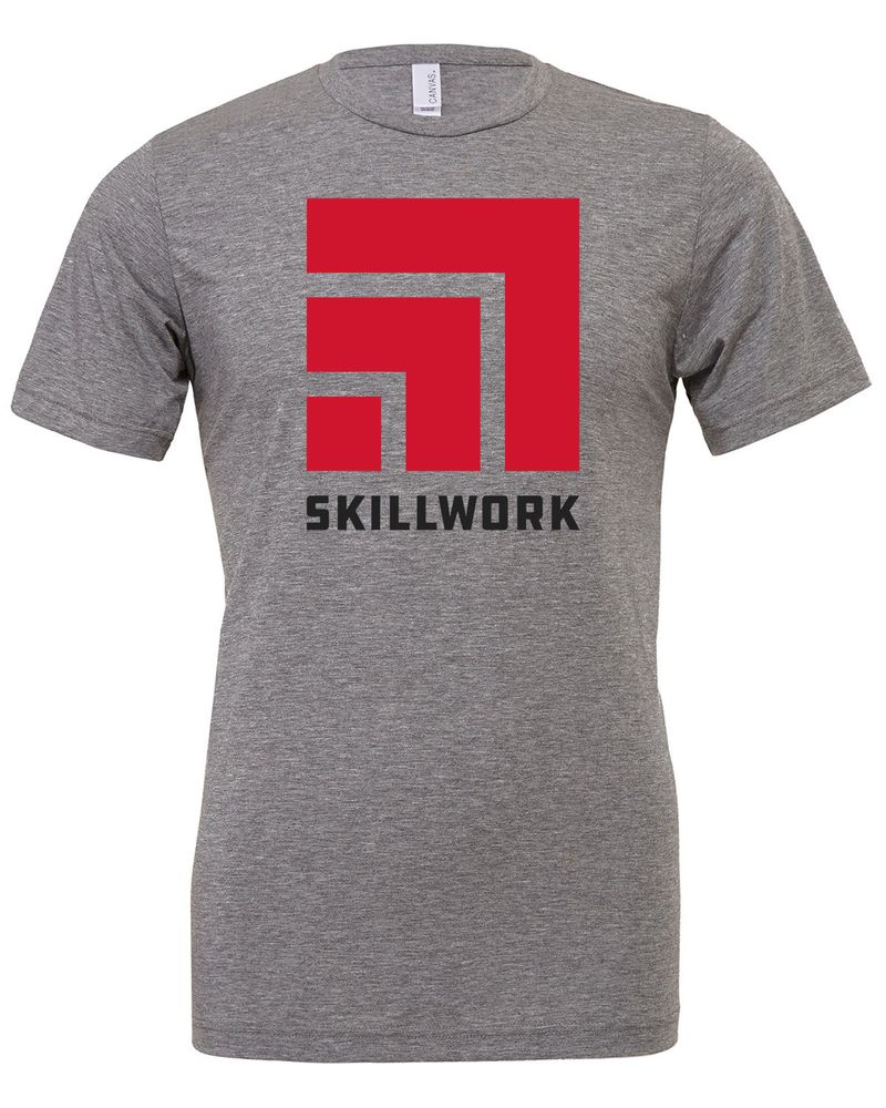 Light Grey Skillwork T-Shirt (2XL-4XL) primary image