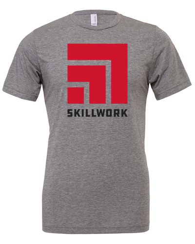 Light Grey Skillwork T-Shirt (2XL-4XL) image thumbnail