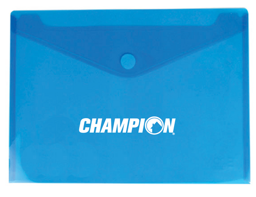 Blue Vinyl Translucent Envelope (12 per pack) image thumbnail