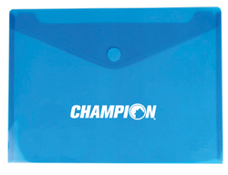 Image of Blue Vinyl Translucent Envelope (12 per pack)