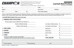 Image of Lead Acknowledgment Addendum (500 per pack)