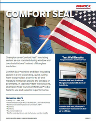 Image of Comfort Seal Flyer (50 per pack)