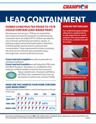 Image of Lead Containment Flyer (50 per pack)