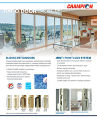 Image of Patio Doors Sell Sheet (50 per pack)