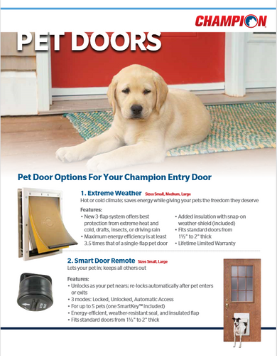 Pet Doors Sell Sheet (50 per pack) image thumbnail