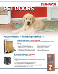 Image of Pet Doors Sell Sheet (50 per pack)
