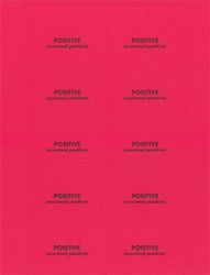 Image of Positive Label (25 per pack)