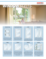 Image of Window Styles Sell Sheet (50 per pack)