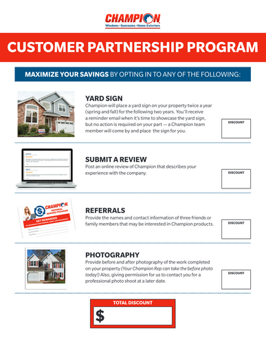 Customer Partnership Info Sheet (Packs of 50) image thumbnail