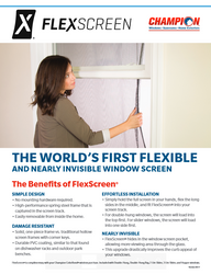 Image of FlexScreen Sell Sheet (50 per pack)