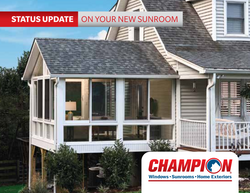 Image of Sunroom Status Postcard Customizable (50 per pack)