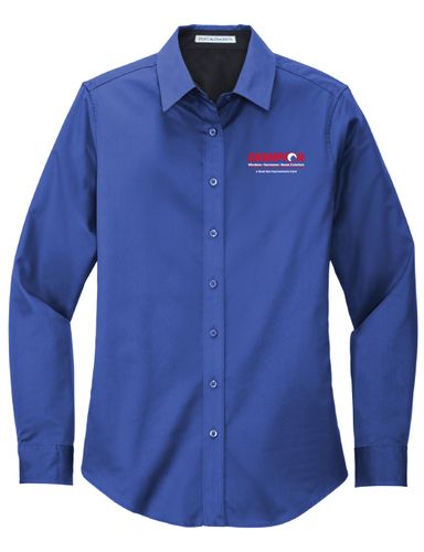 Ladies Long Sleeve Button Down Shirt image thumbnail