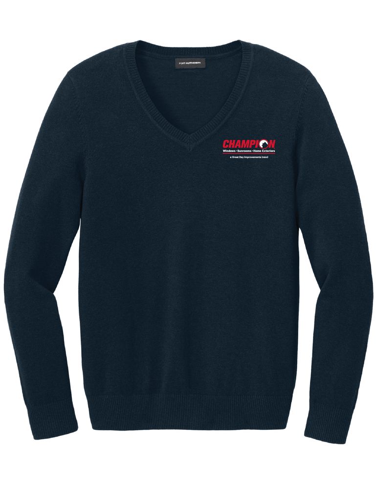 Ladies V-Neck Sweater primary image