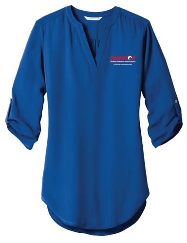 Ladies 3/4-Sleeve Tunic Blouse image thumbnail