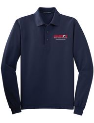 Image of Long Sleeve Silk Touch Cotton Polo