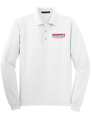 Long Sleeve Silk Touch Cotton Polo image thumbnail