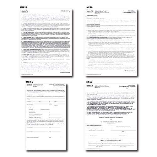 Door Contract PACKET 100 per pack image thumbnail