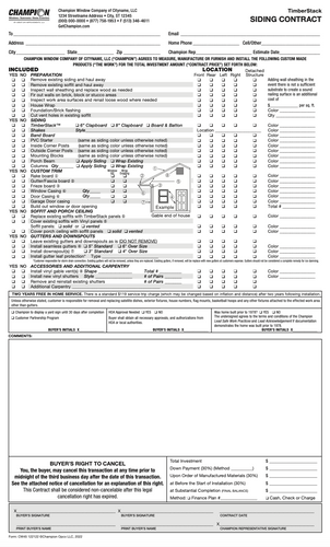 Timber Stack Contract PACKET 100 per pack  image thumbnail