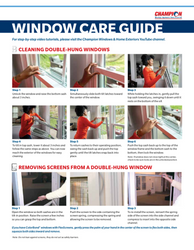 Image of Window Care Guide Flyer (50 per pack)