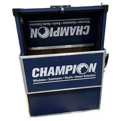 Image of Pop Up Fold Down Window CASE - Blue