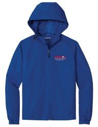 Image of Hooded Raglan Windbreaker