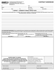 Image of Contract Addendum (100 per pack) 