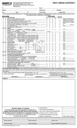 Image of Vinyl Siding Contract PACKET 100 per pack