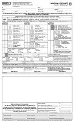 Image of Window Contract PACKET 100 per pack