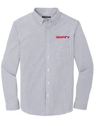 Image of Port Authority Broadcloth Gingham Easy Care Shirt