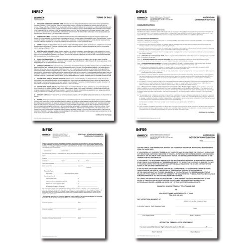 Roofing Contract PACKET 100 per pack image thumbnail