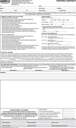 Image of Roofing Contract PACKET 100 per pack