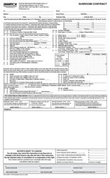Image of Sunroom Contract 100 per pack PRODUCT CONTRACT ONLY