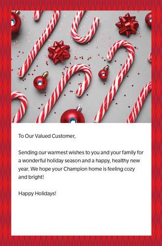 Champion Holiday Card (Pack of 50) image thumbnail