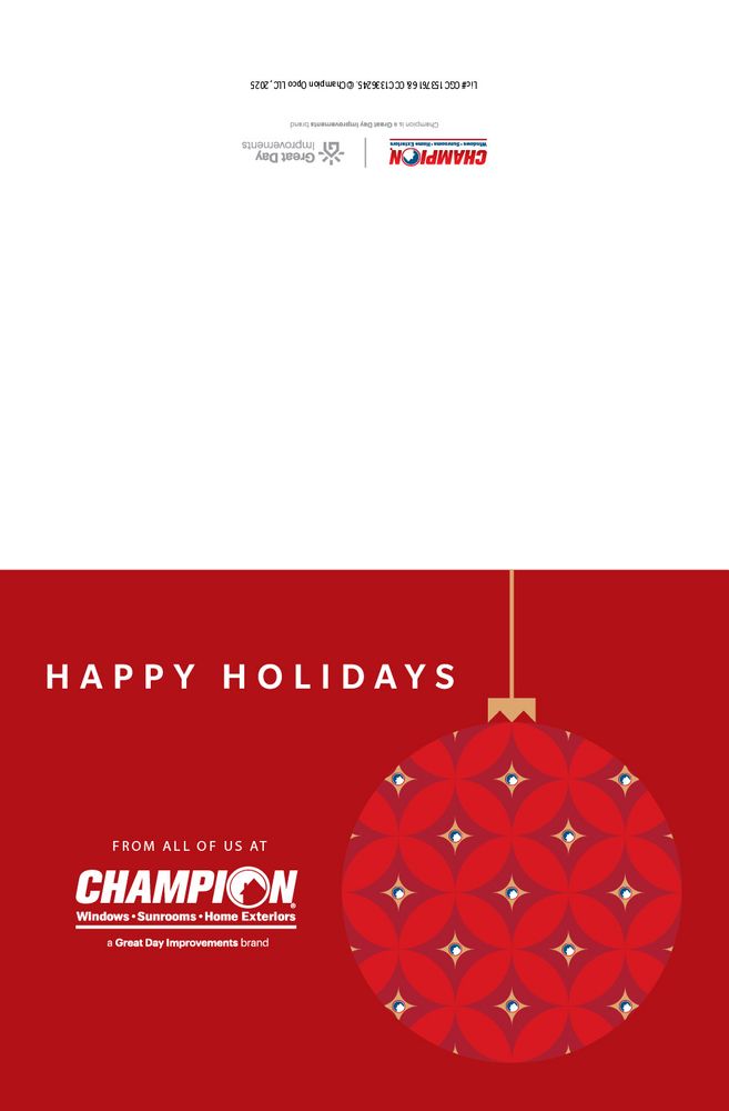 Champion Holiday Card (Pack of 50) primary image