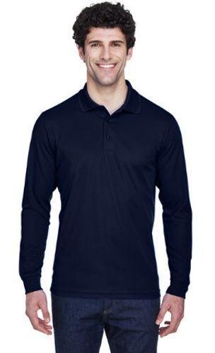 Men's Long Sleeve Performance Polo image thumbnail