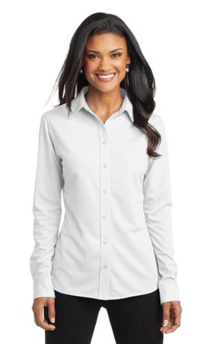 Ladies Knit Dress Shirt image thumbnail