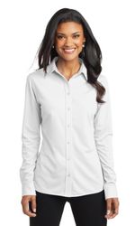 Image of Ladies Knit Dress Shirt