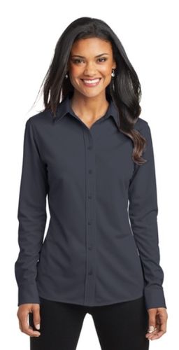 Ladies Knit Dress Shirt image thumbnail